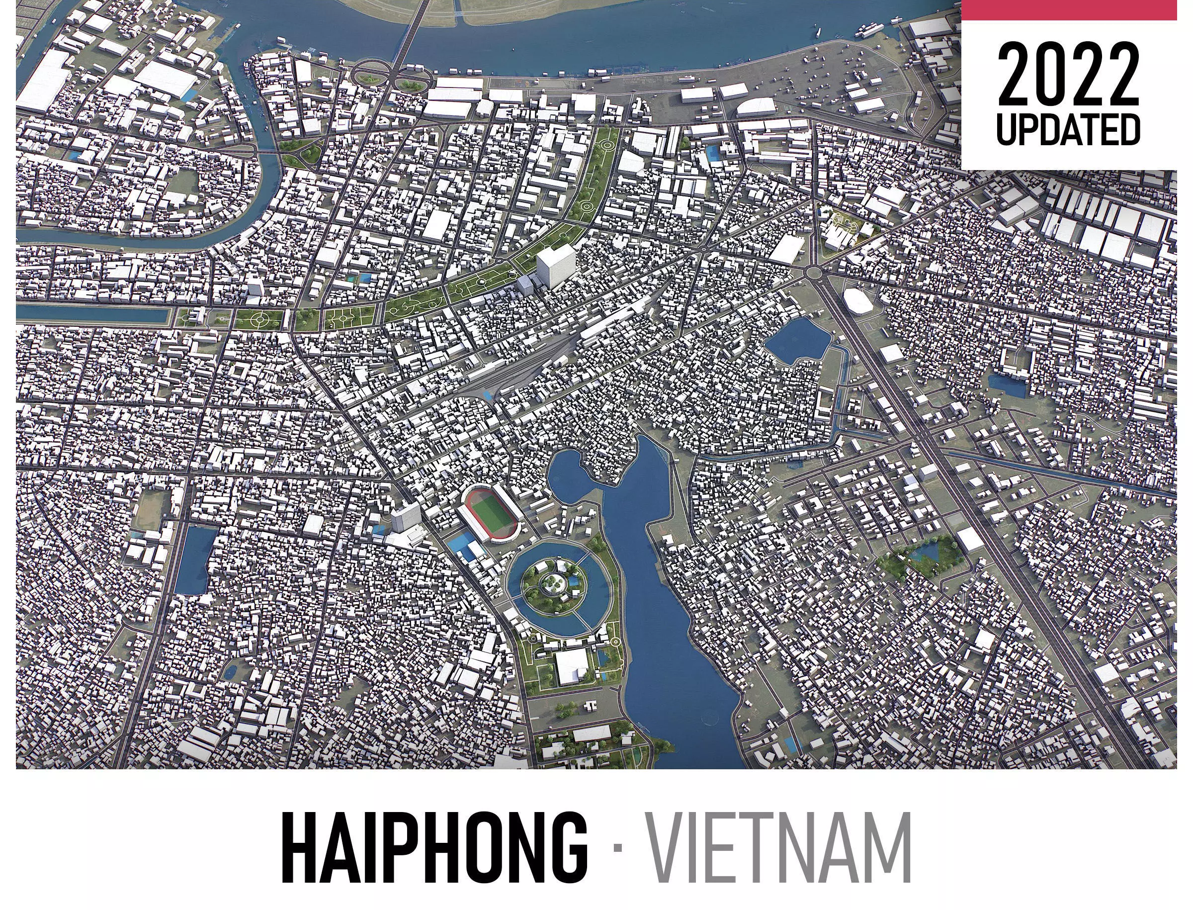 Haiphong Low-poly 3D model