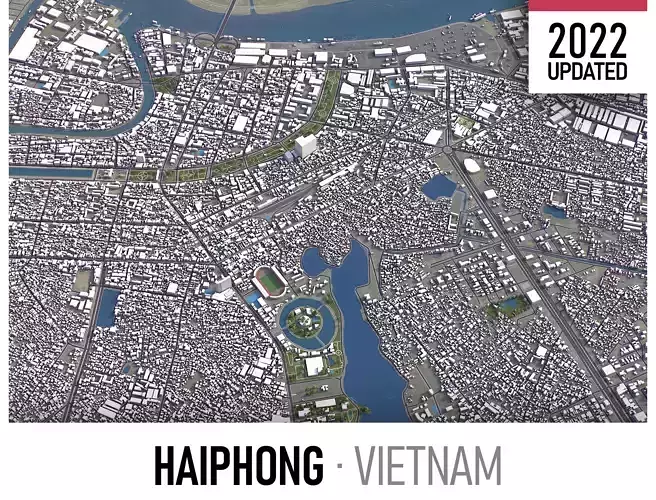 Haiphong Low-poly 3D model
