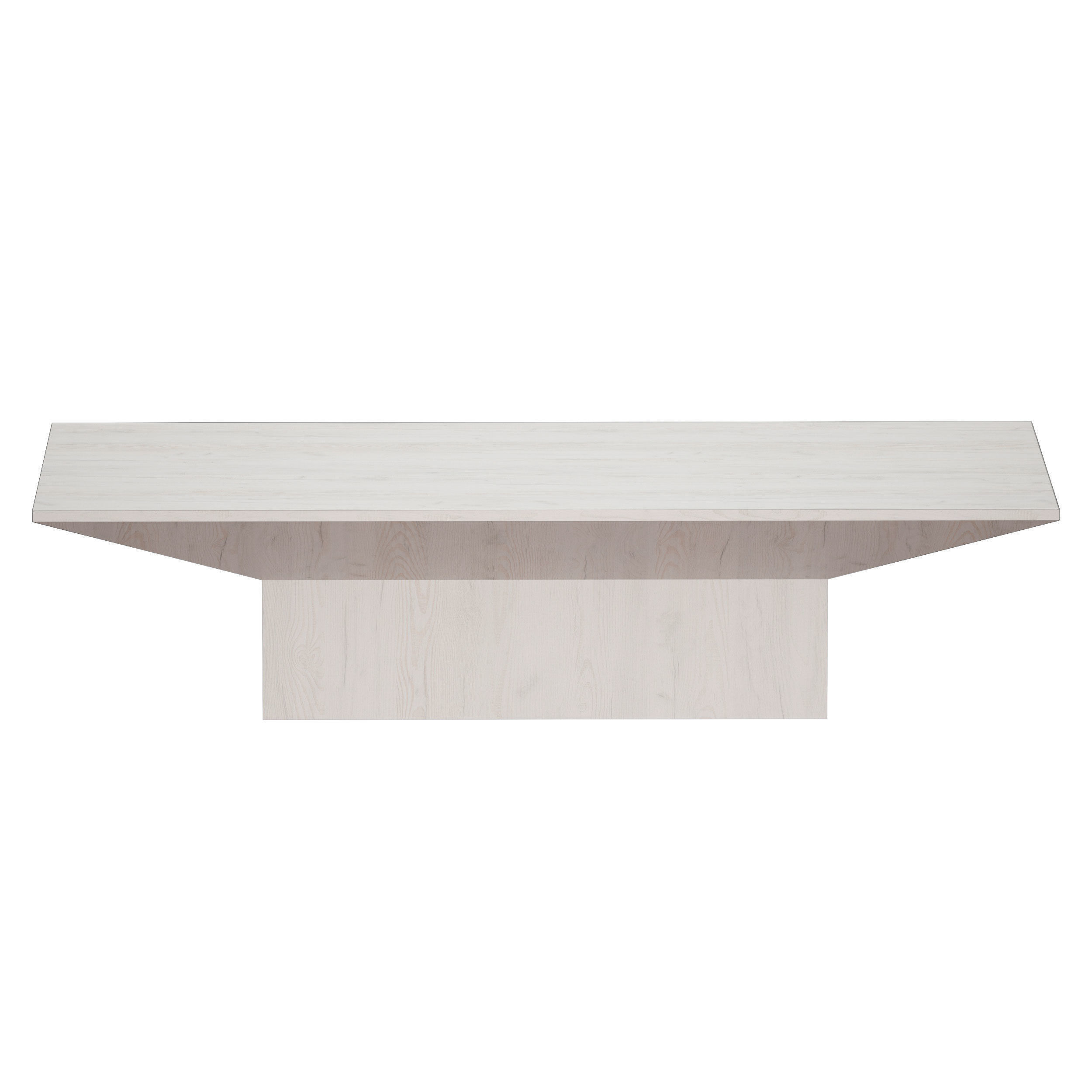 Icon Rectangular Pine Wood Coffee Table 3D model_4