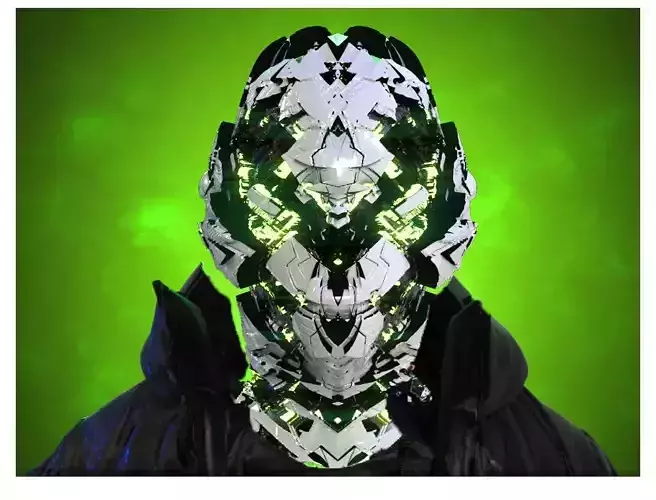 Sci-Fi Helmet Space Astronaut Character Robot 20 3D model Sci-Fi Helmet Space Astronaut Character Robot 20 3D model