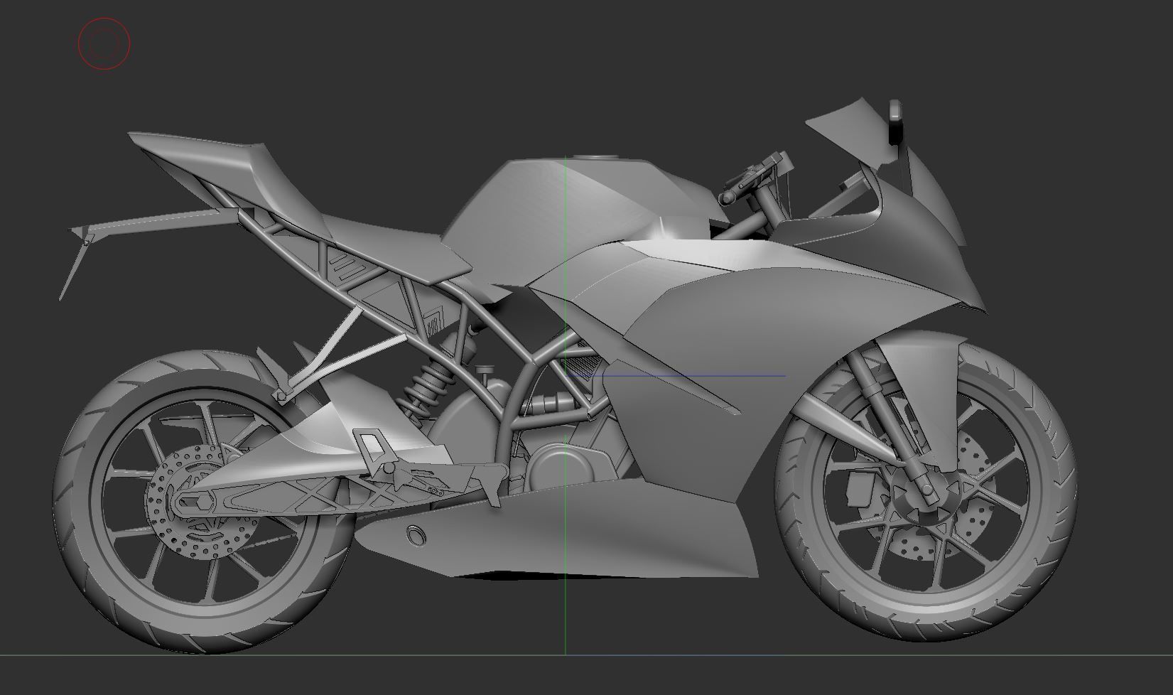 KTM RC 125 3D print model_2