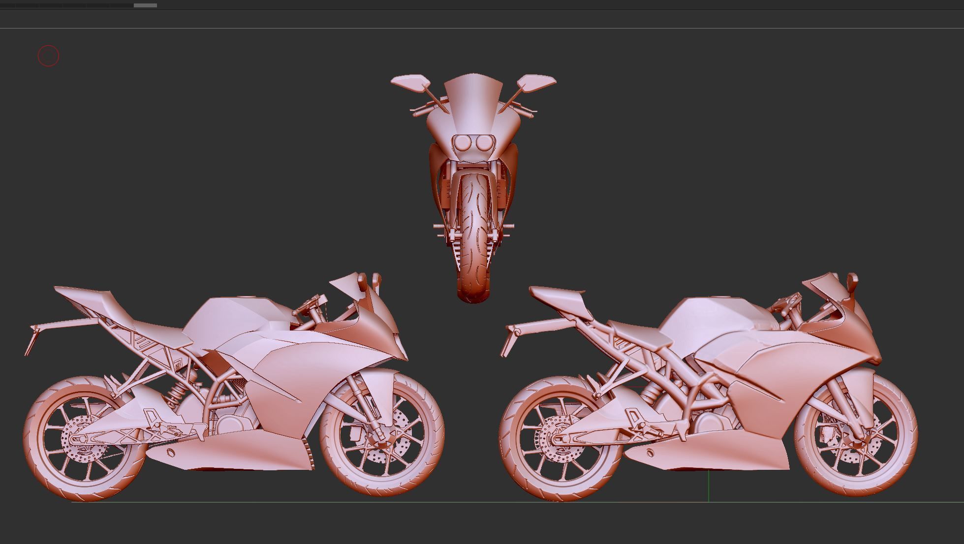 KTM RC 125 3D print model_1