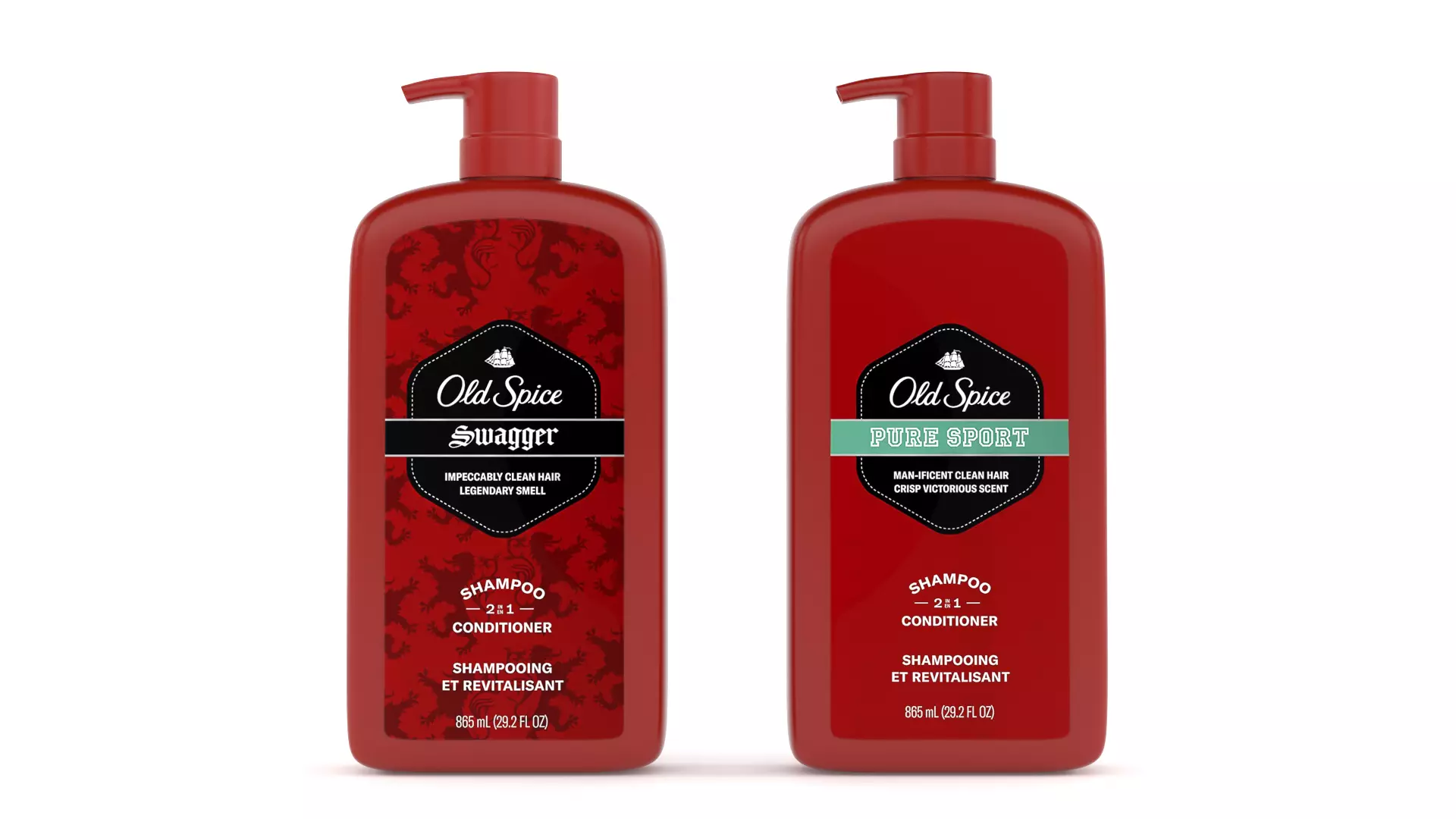 Old Spice Shampoo 3D model_0