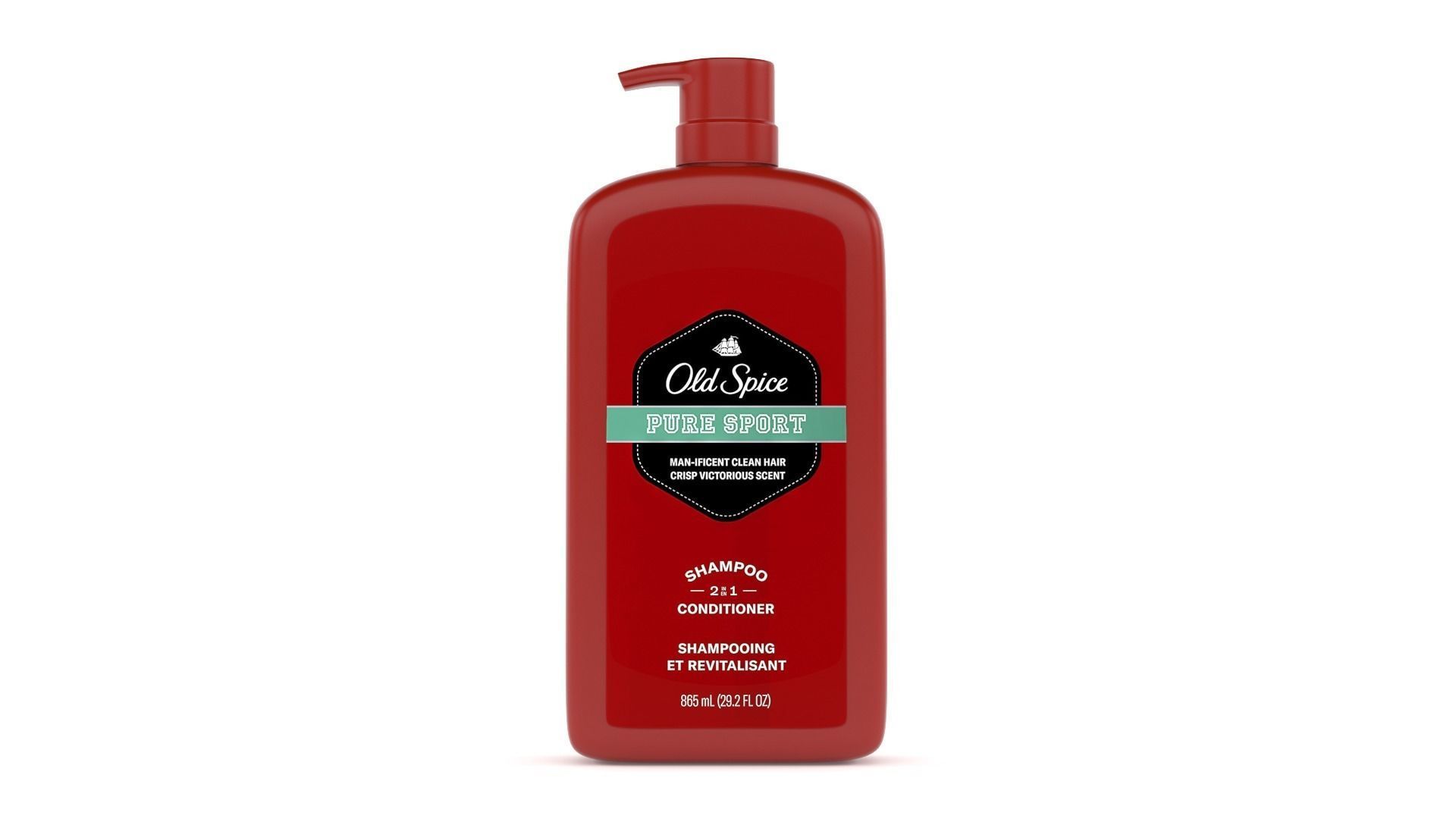 Old Spice Shampoo 3D model_1