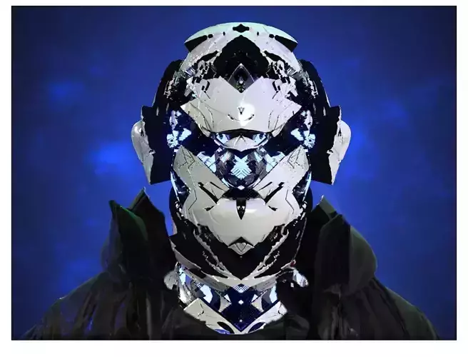 Sci-Fi Helmet Space Astronaut Character Robot 19