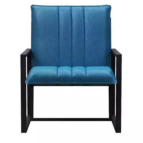Armchair lounge chair with frame