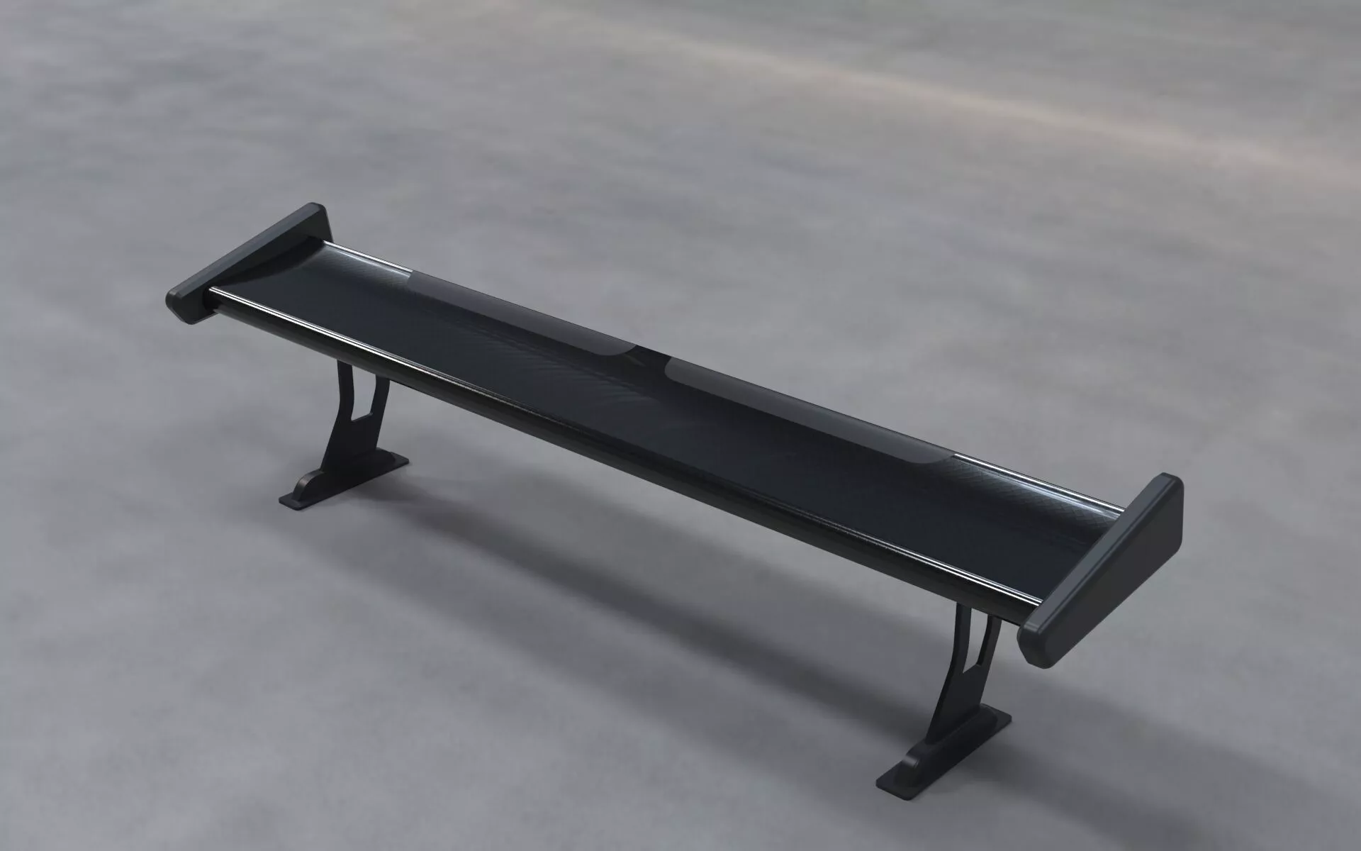 spoiler hunter tuning auto moto 3D model