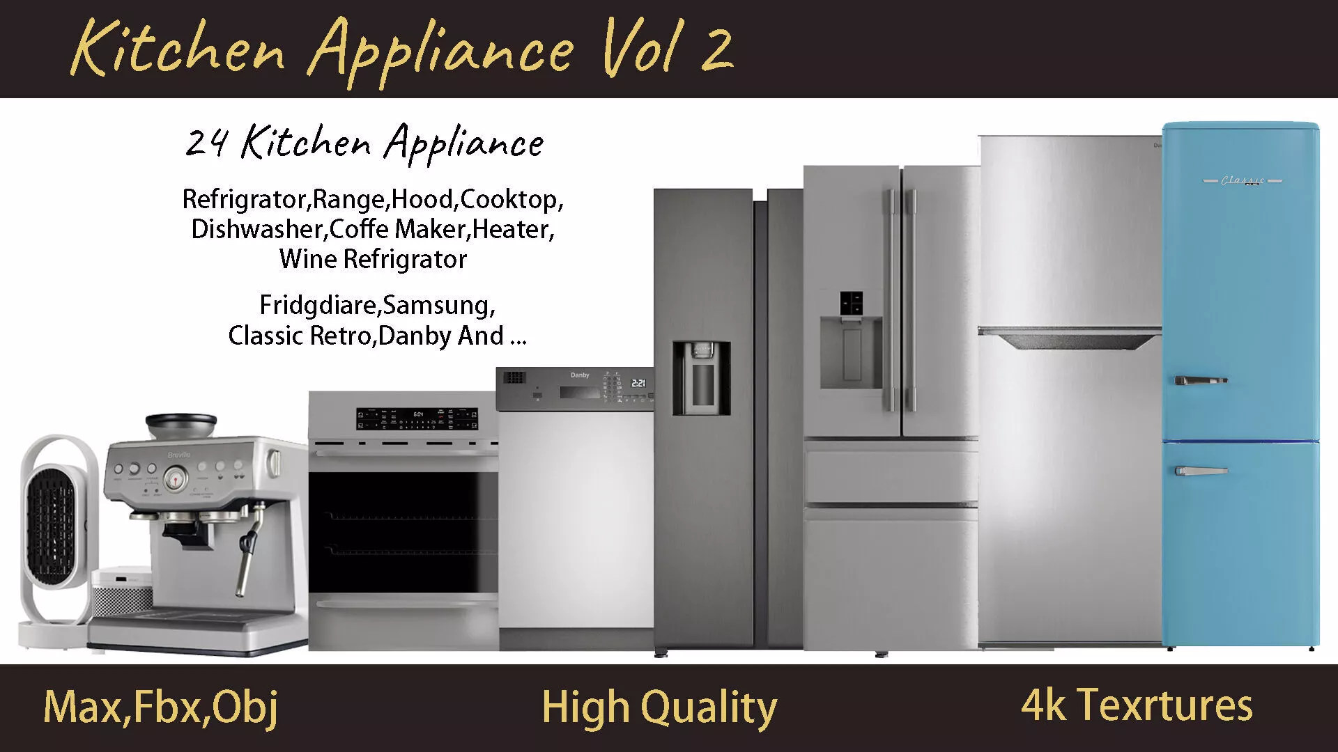 Kitchen Appliance Vol 2 3D model