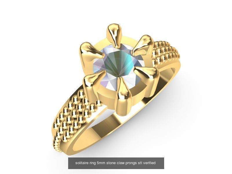 Cocktail designer rings collection stl verified _39