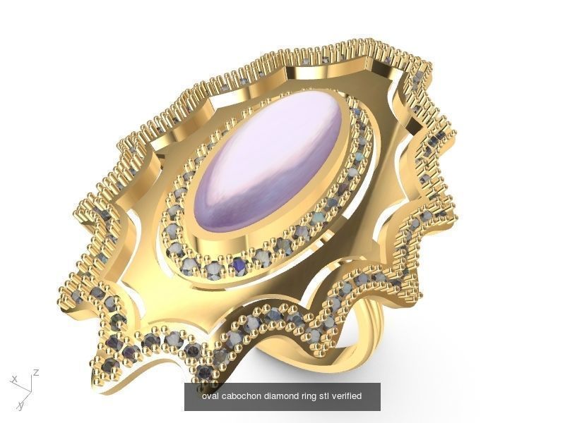 Cocktail designer rings collection stl verified _21