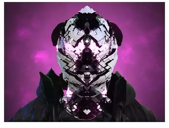 Sci-Fi Helmet Space Astronaut Character Robot 16