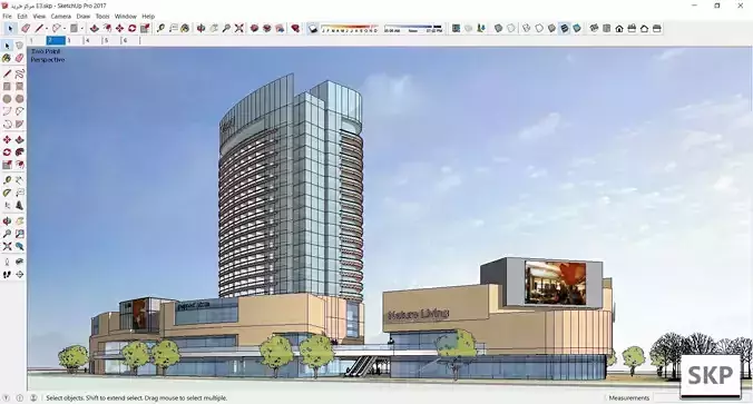 Sketchup Shopping Center E3