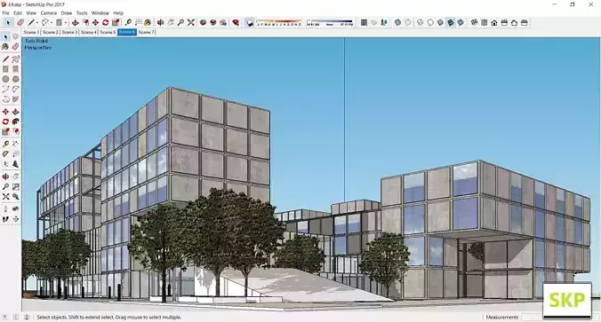 Sketchup Shopping Center E4