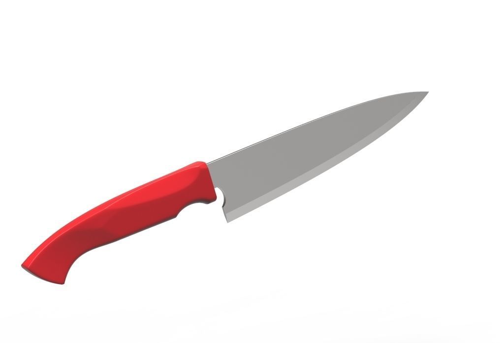 knife handle and blade 3D model_20