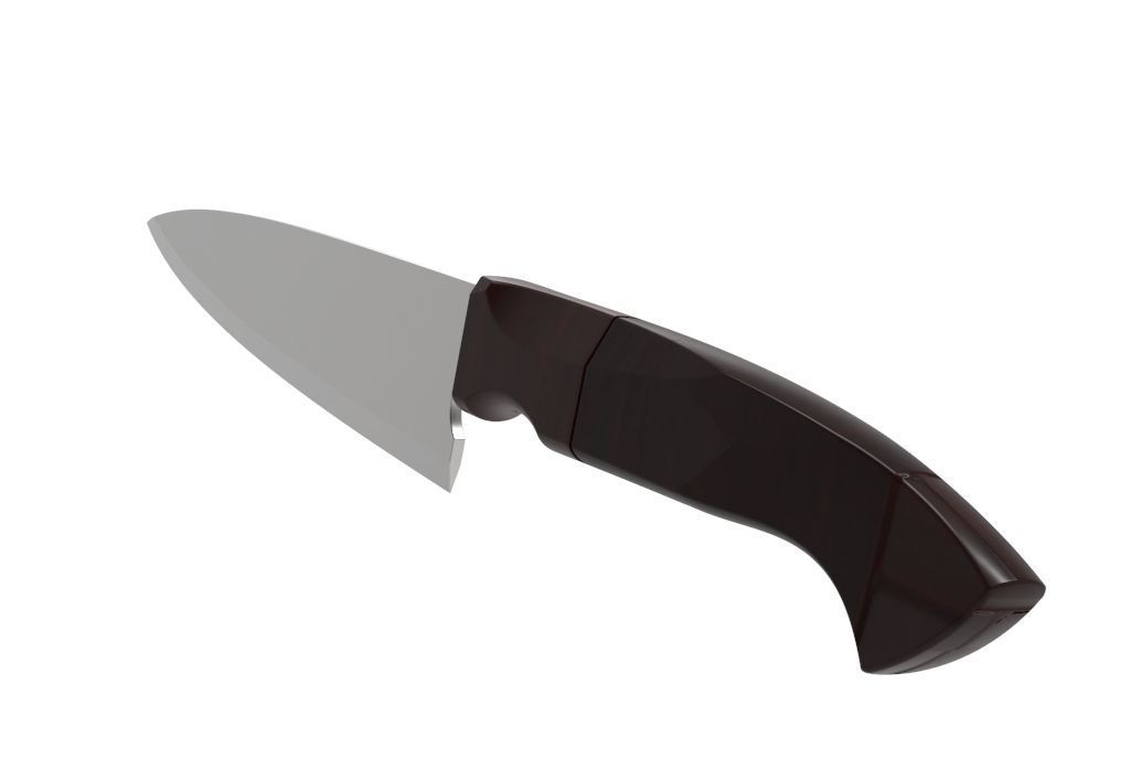 knife handle and blade 3D model_5