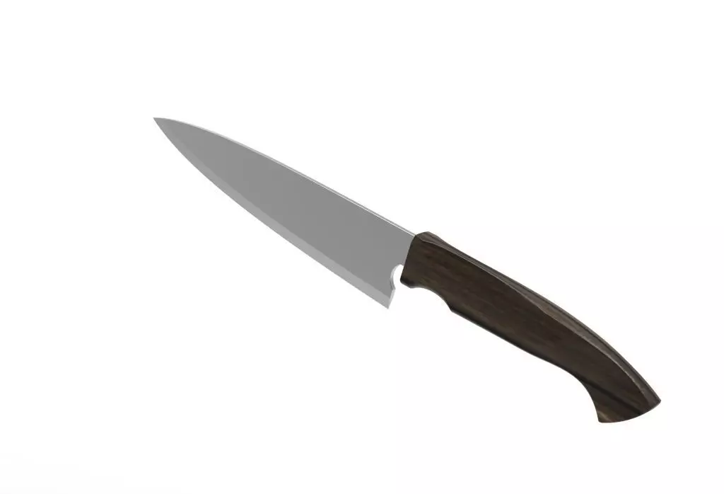 knife handle and blade 3D model_0