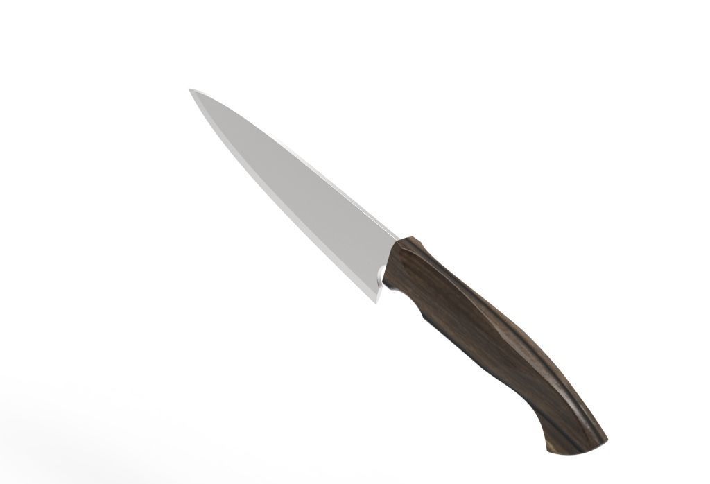 knife handle and blade 3D model_1