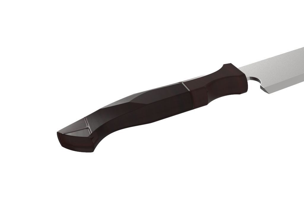 knife handle and blade 3D model_10