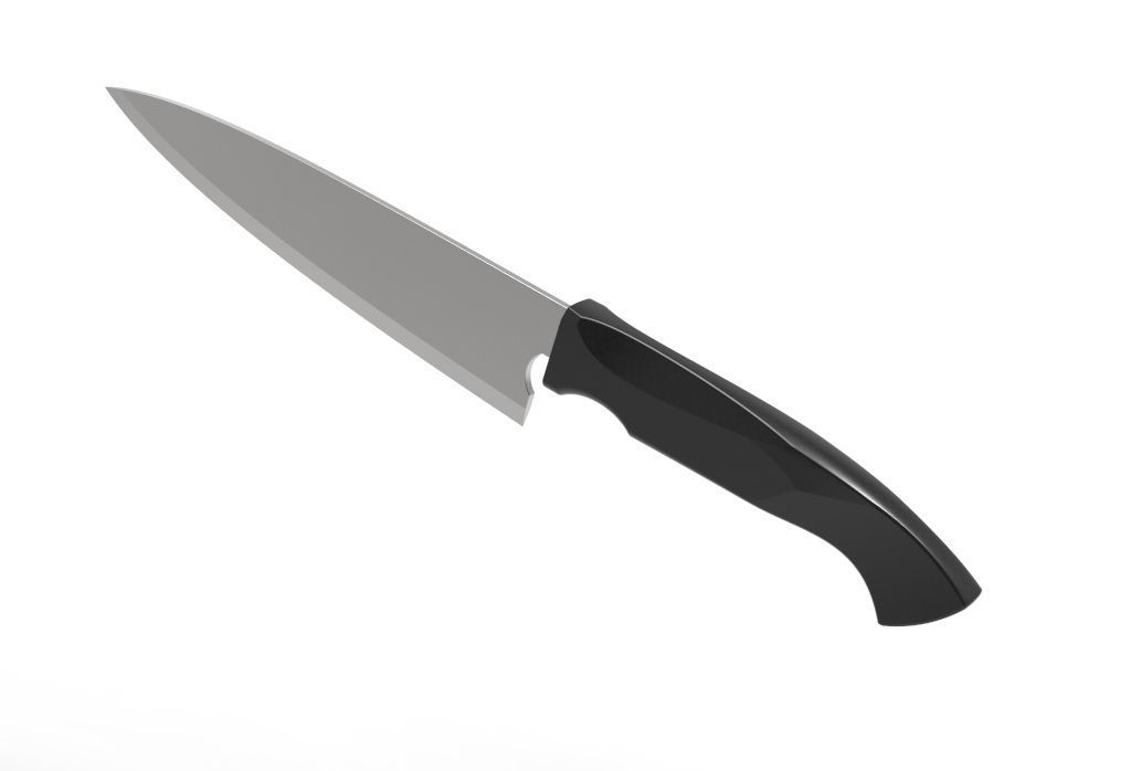 knife handle and blade 3D model_16