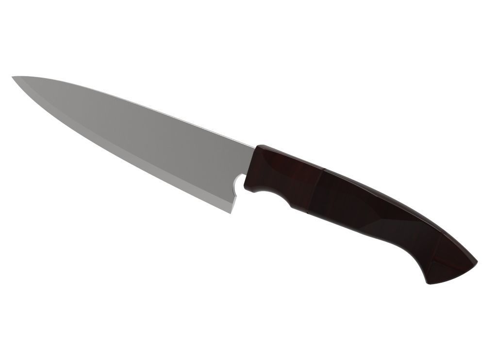 knife handle and blade 3D model_6