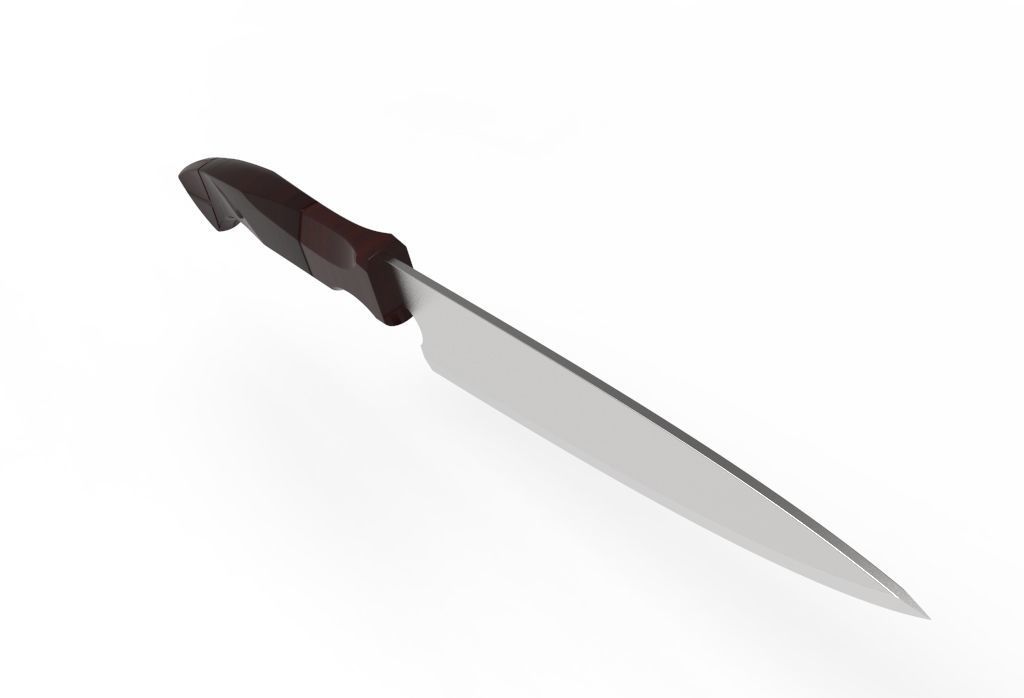 knife handle and blade 3D model_8