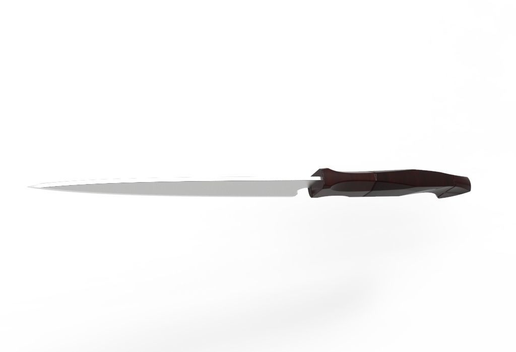 knife handle and blade 3D model_12