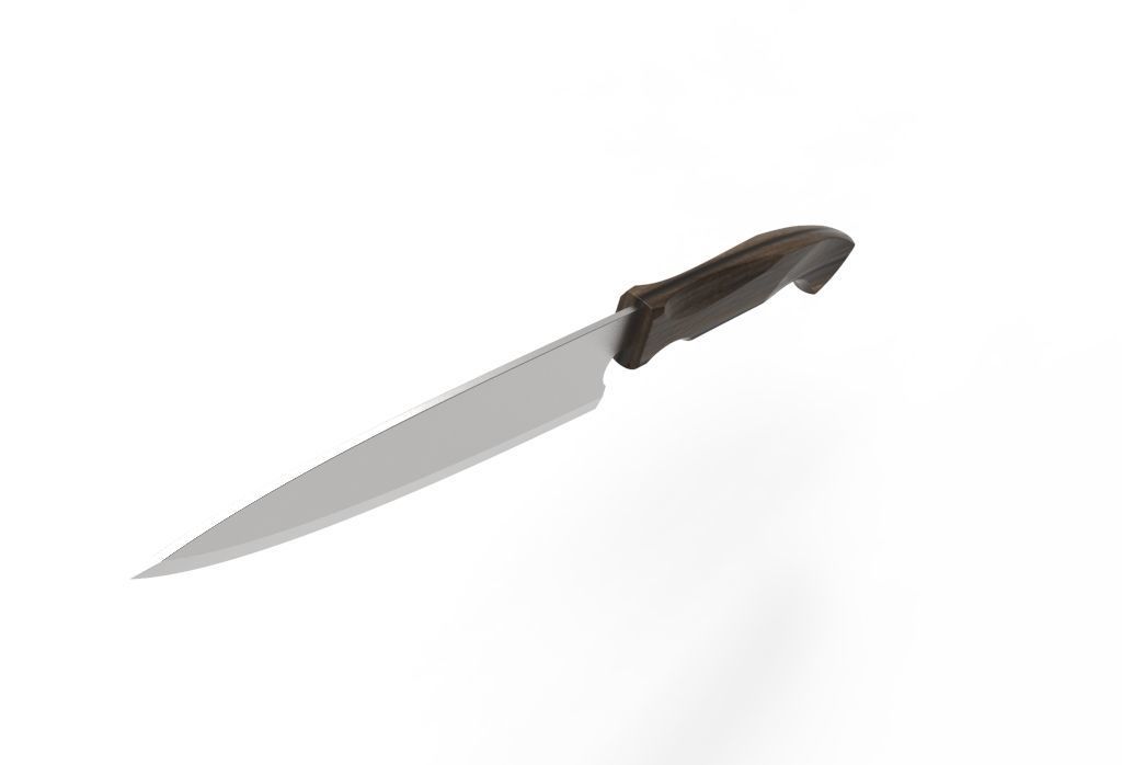 knife handle and blade 3D model_3