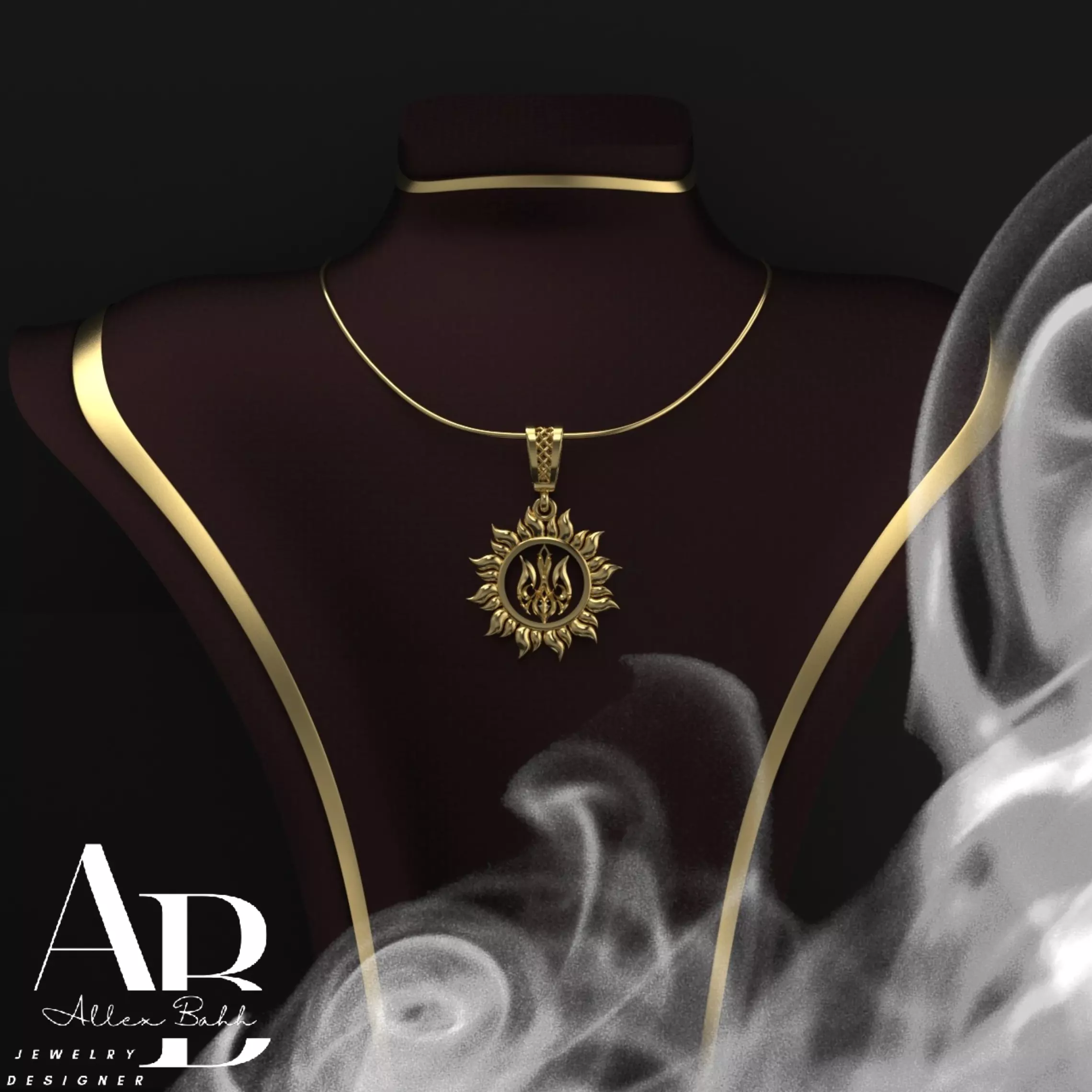 Ukrainian Trident 3D print model_0