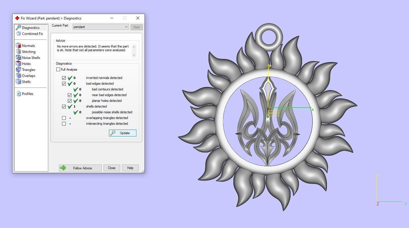 Ukrainian Trident 3D print model_23