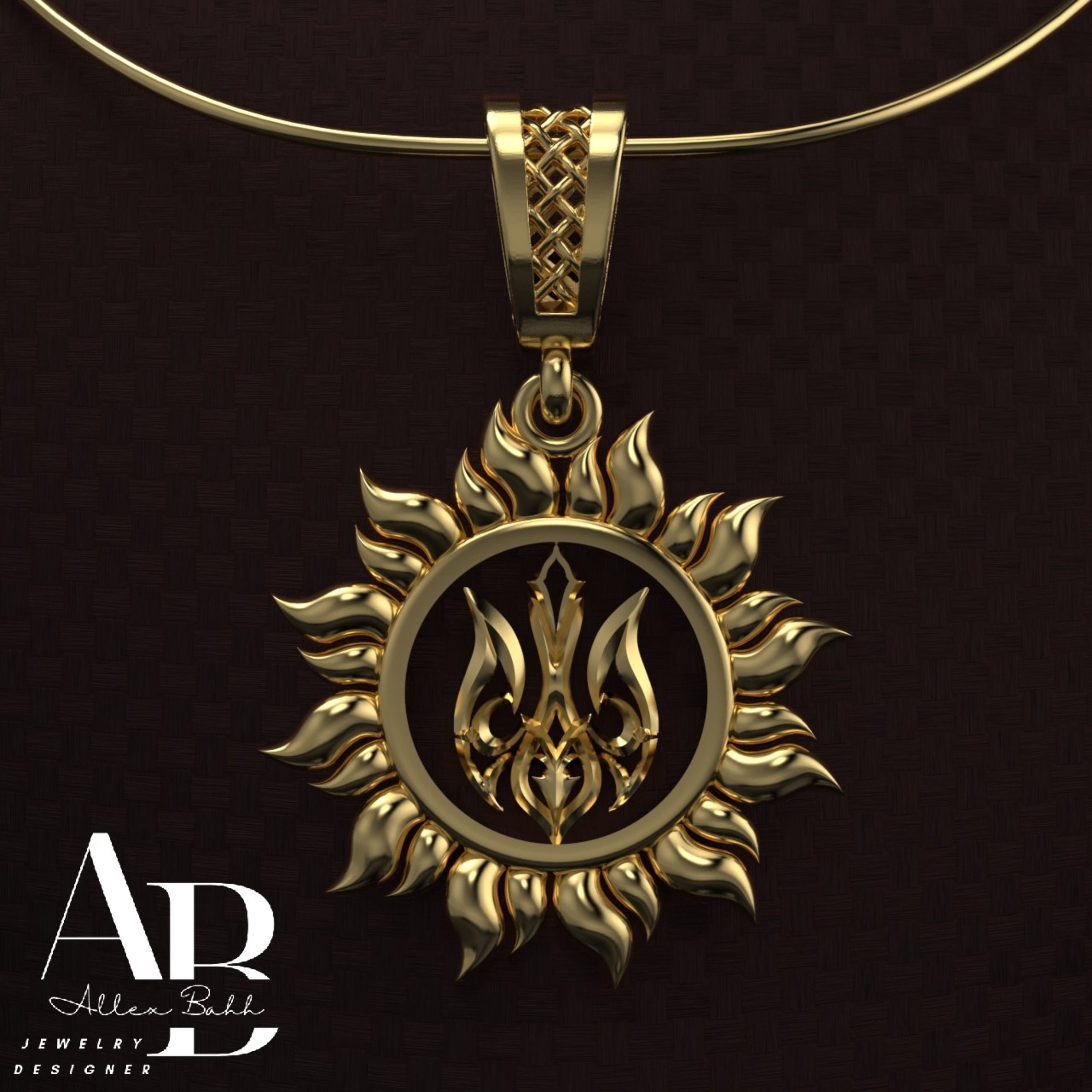 Ukrainian Trident 3D print model_1