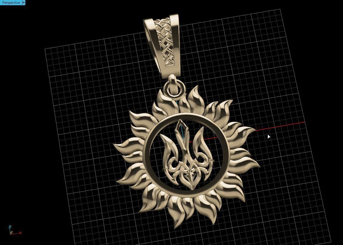 Ukrainian Trident 3D print model_14