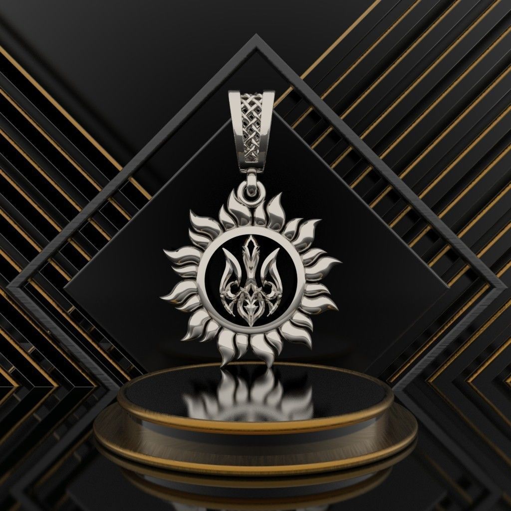 Ukrainian Trident 3D print model_2