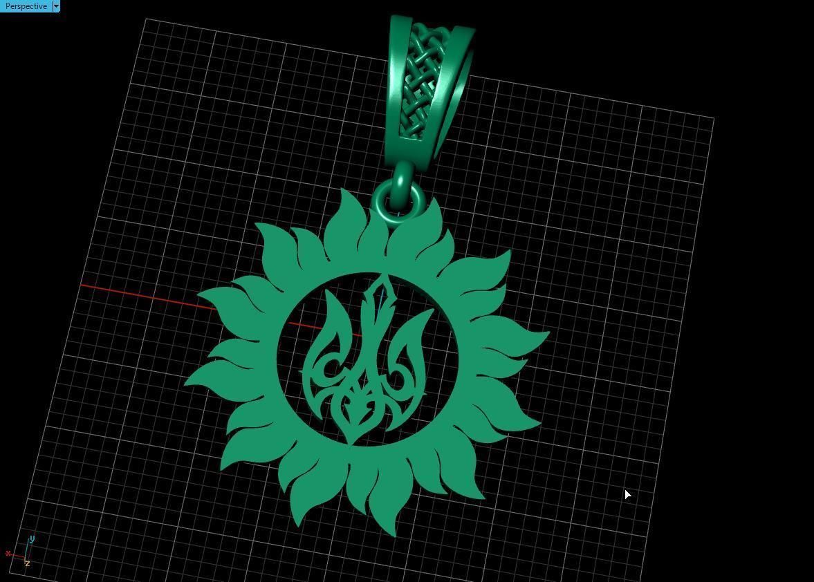 Ukrainian Trident 3D print model_12