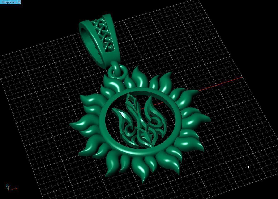 Ukrainian Trident 3D print model_9