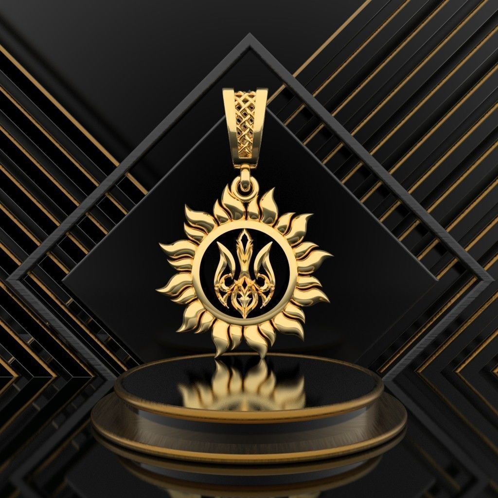 Ukrainian Trident 3D print model_4