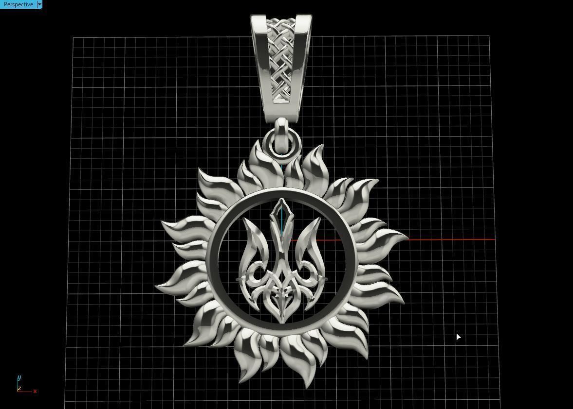 Ukrainian Trident 3D print model_6