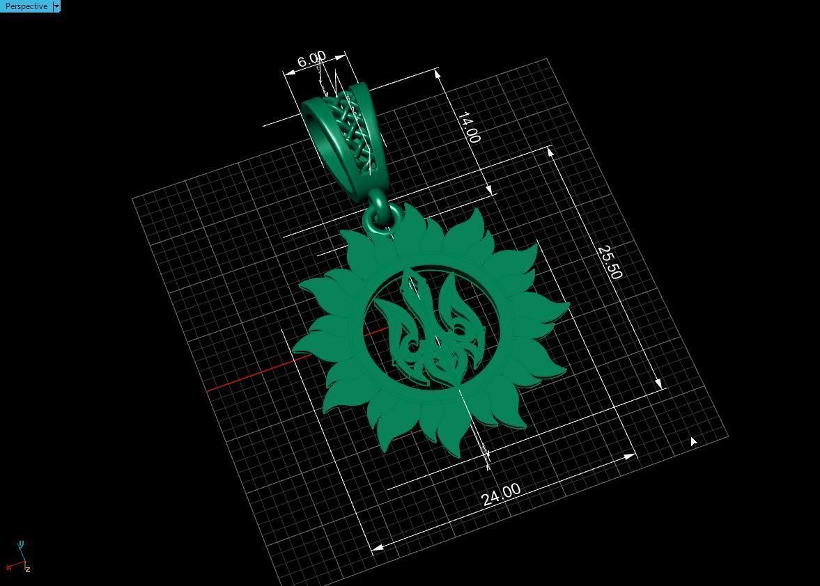 Ukrainian Trident 3D print model_19