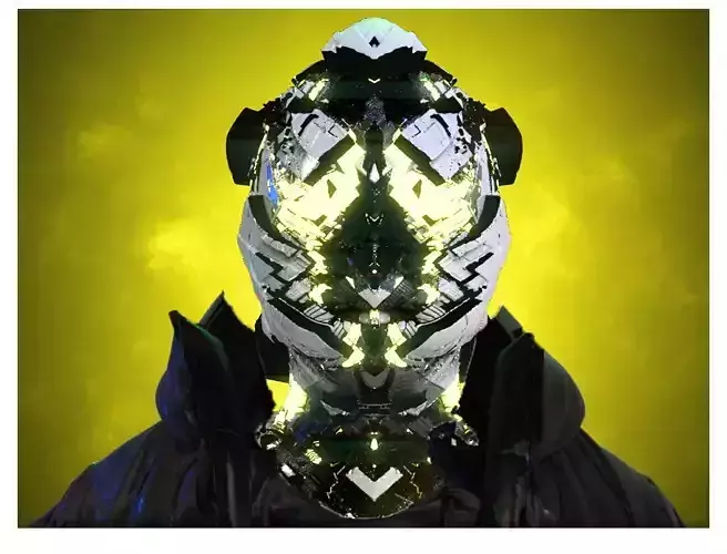 Sci-Fi Helmet Space Astronaut Character Robot 15