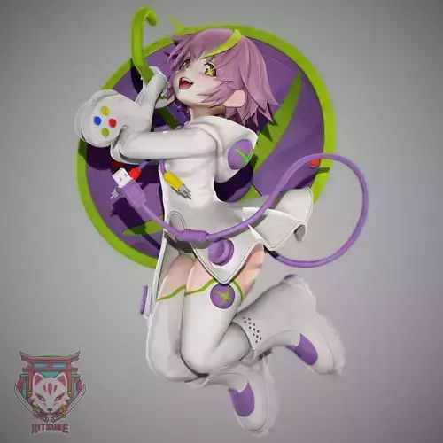 Xbox 360 Girl 3D print model