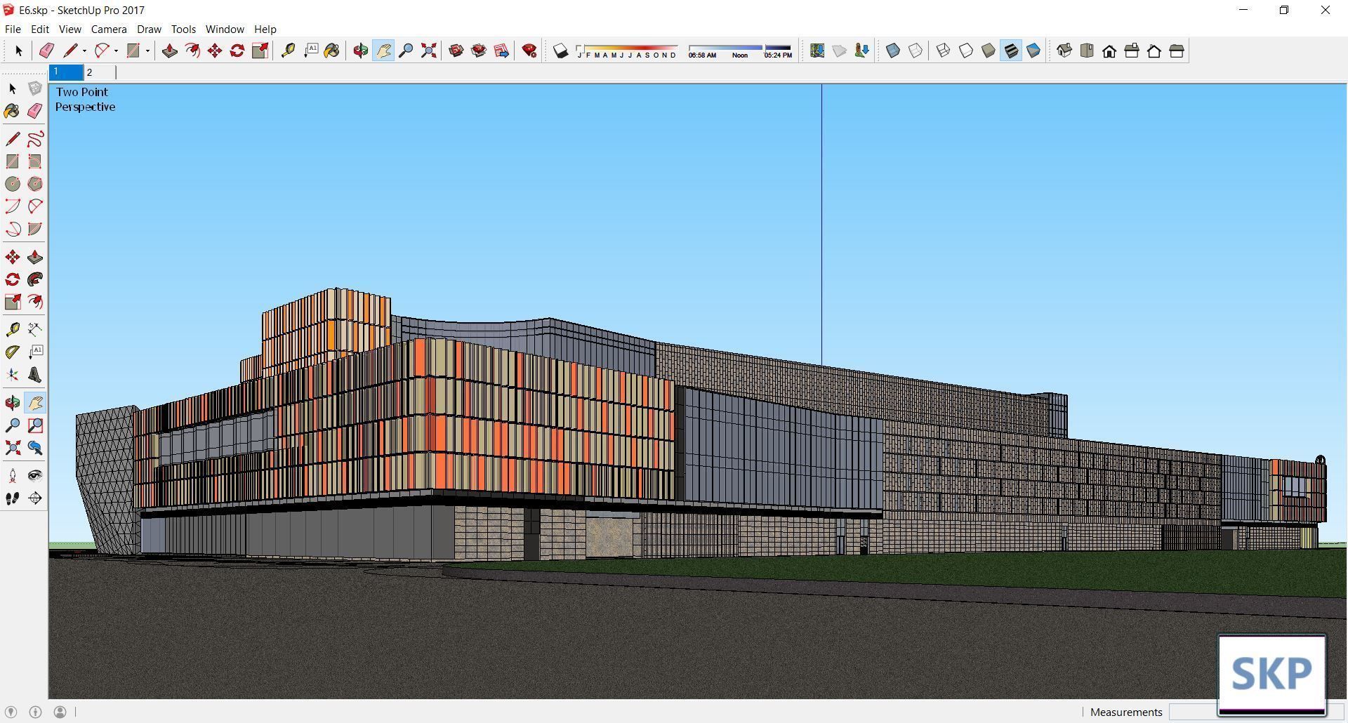 Sketchup Shopping Center E6 3D model_1