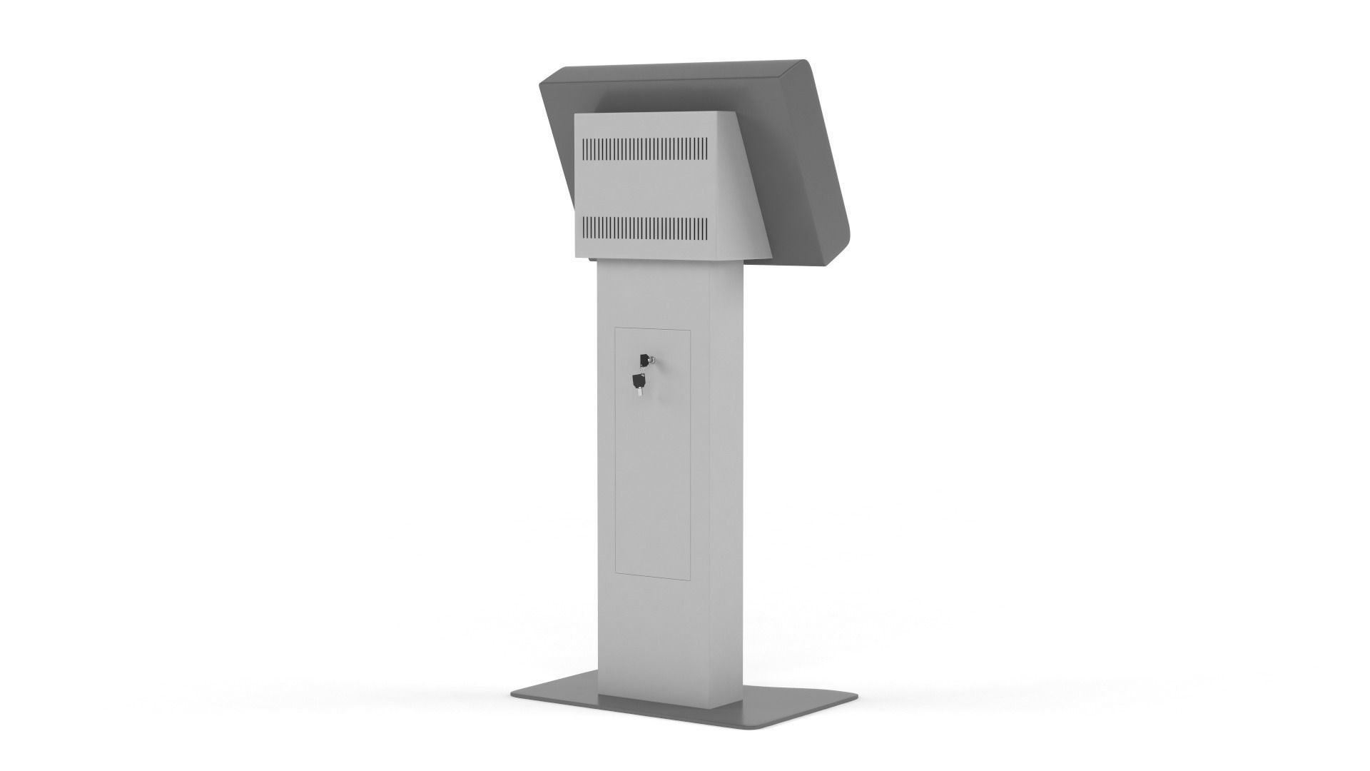 Information Kiosk 3D model_4