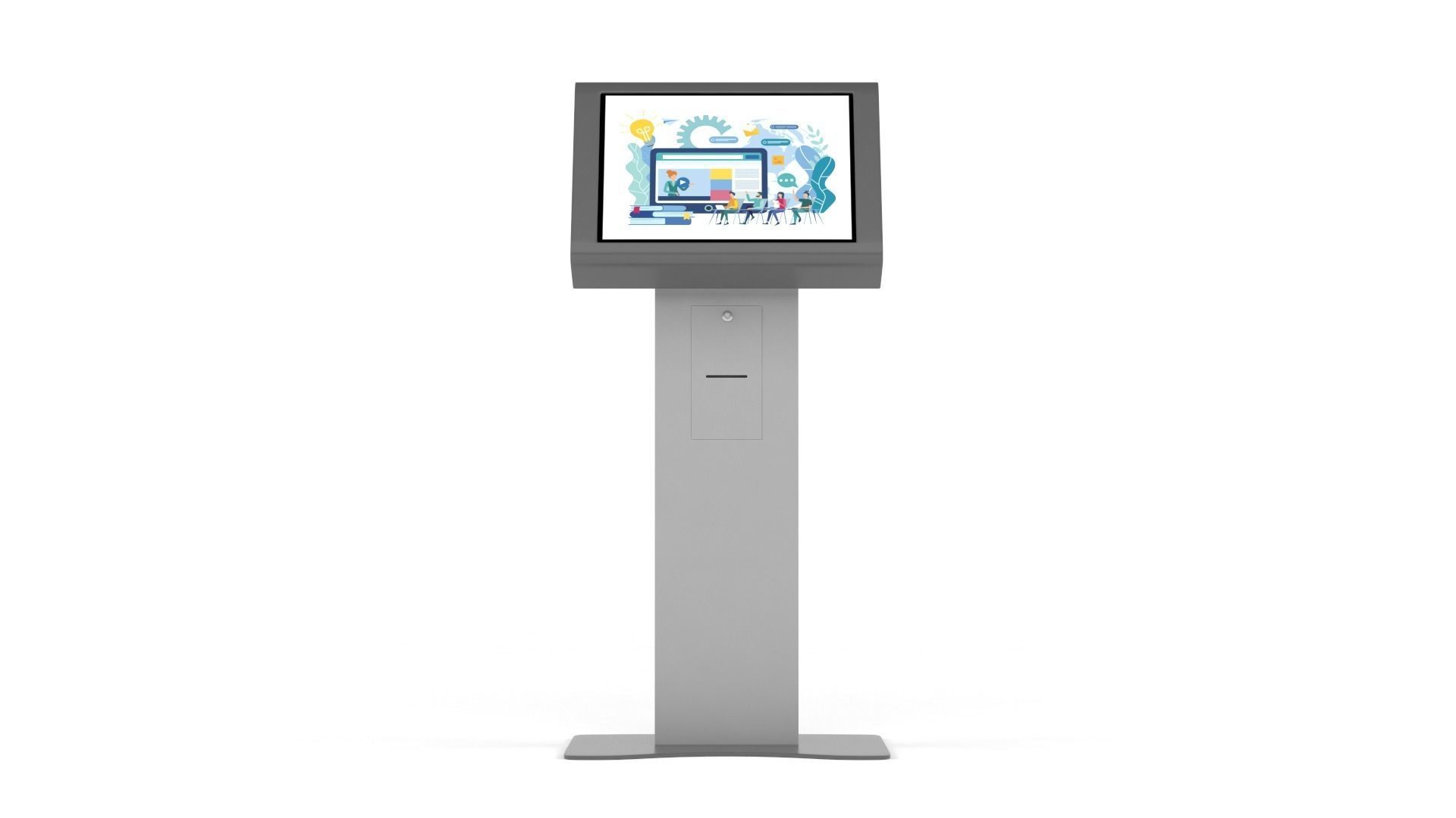 Information Kiosk 3D model_1