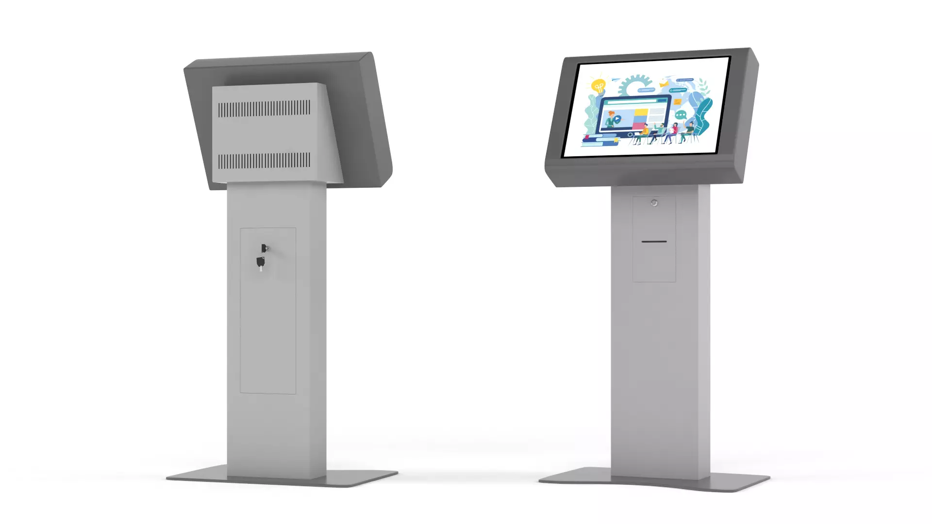 Information Kiosk 3D model_0