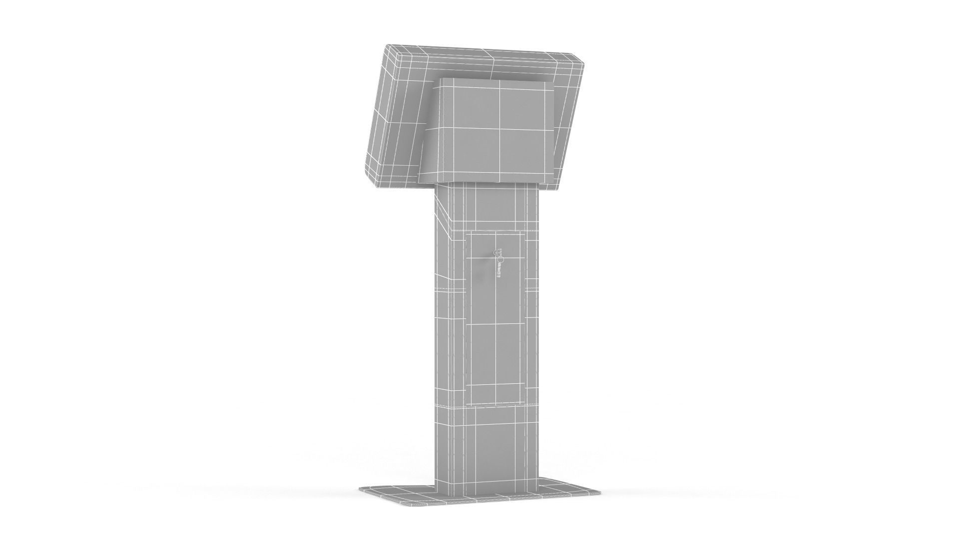 Information Kiosk 3D model_9