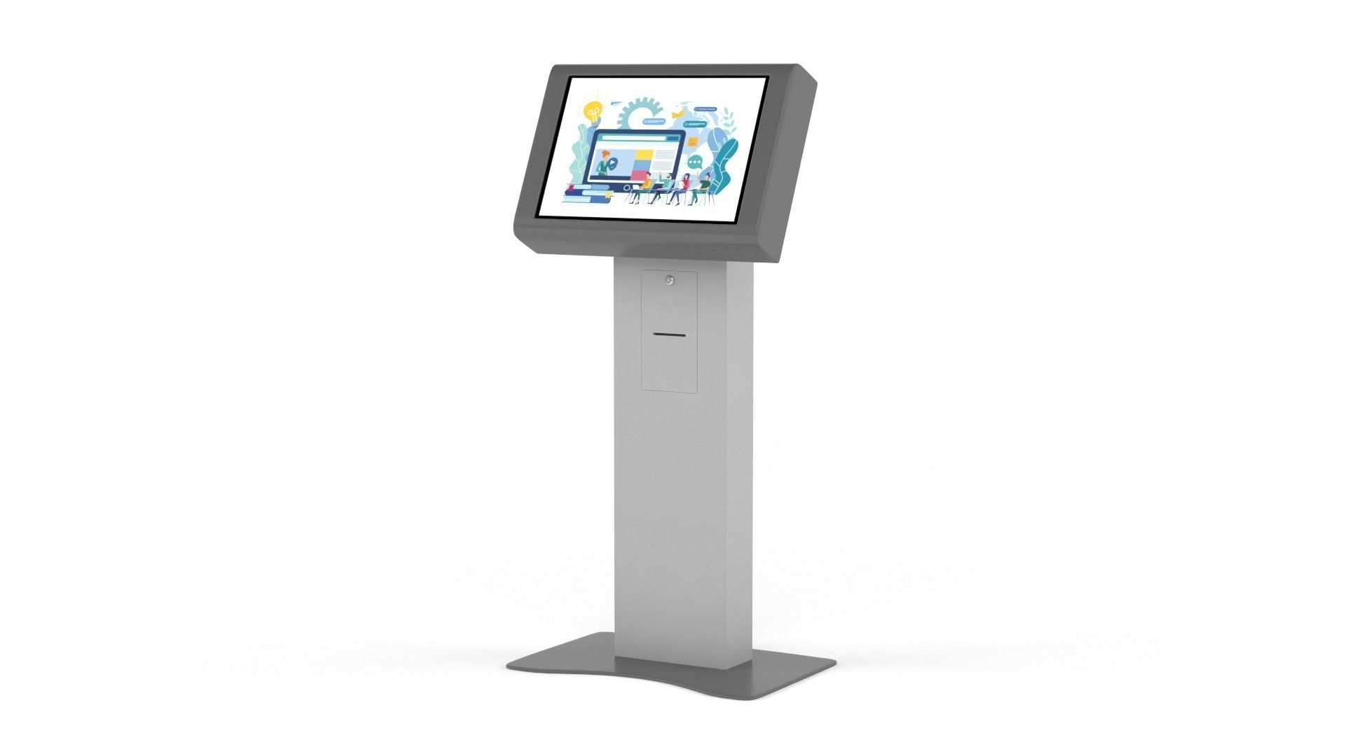 Information Kiosk 3D model_2