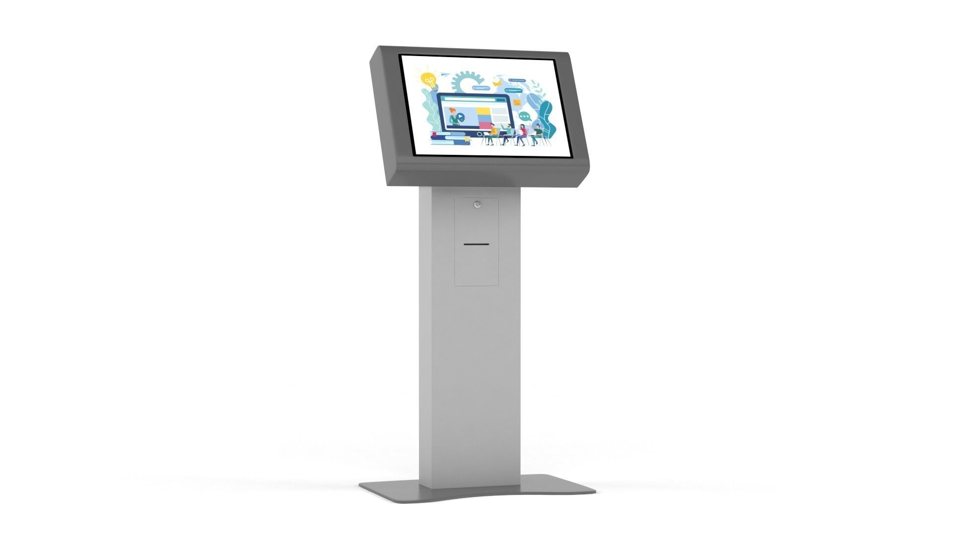 Information Kiosk 3D model_5