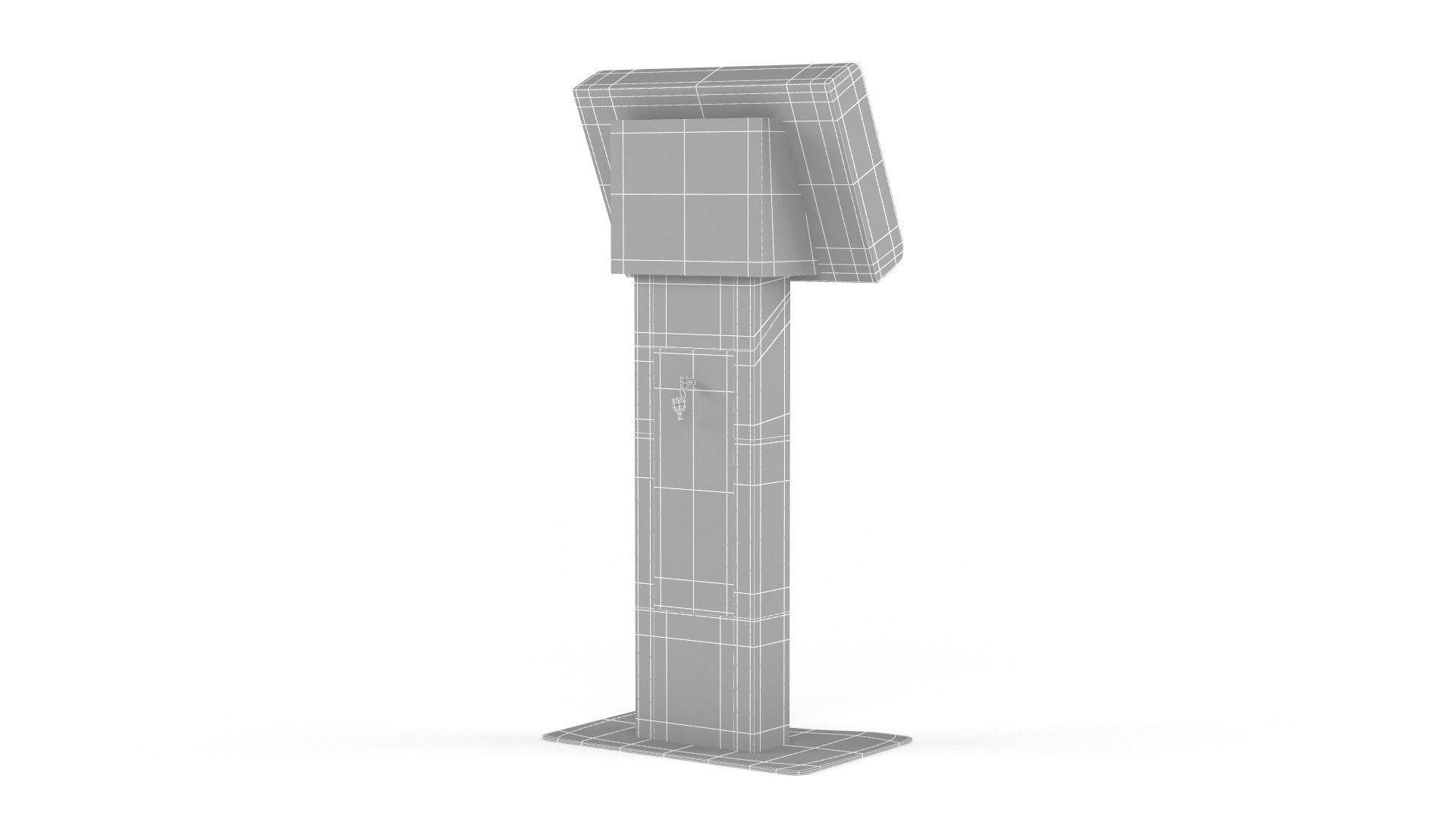 Information Kiosk 3D model_10