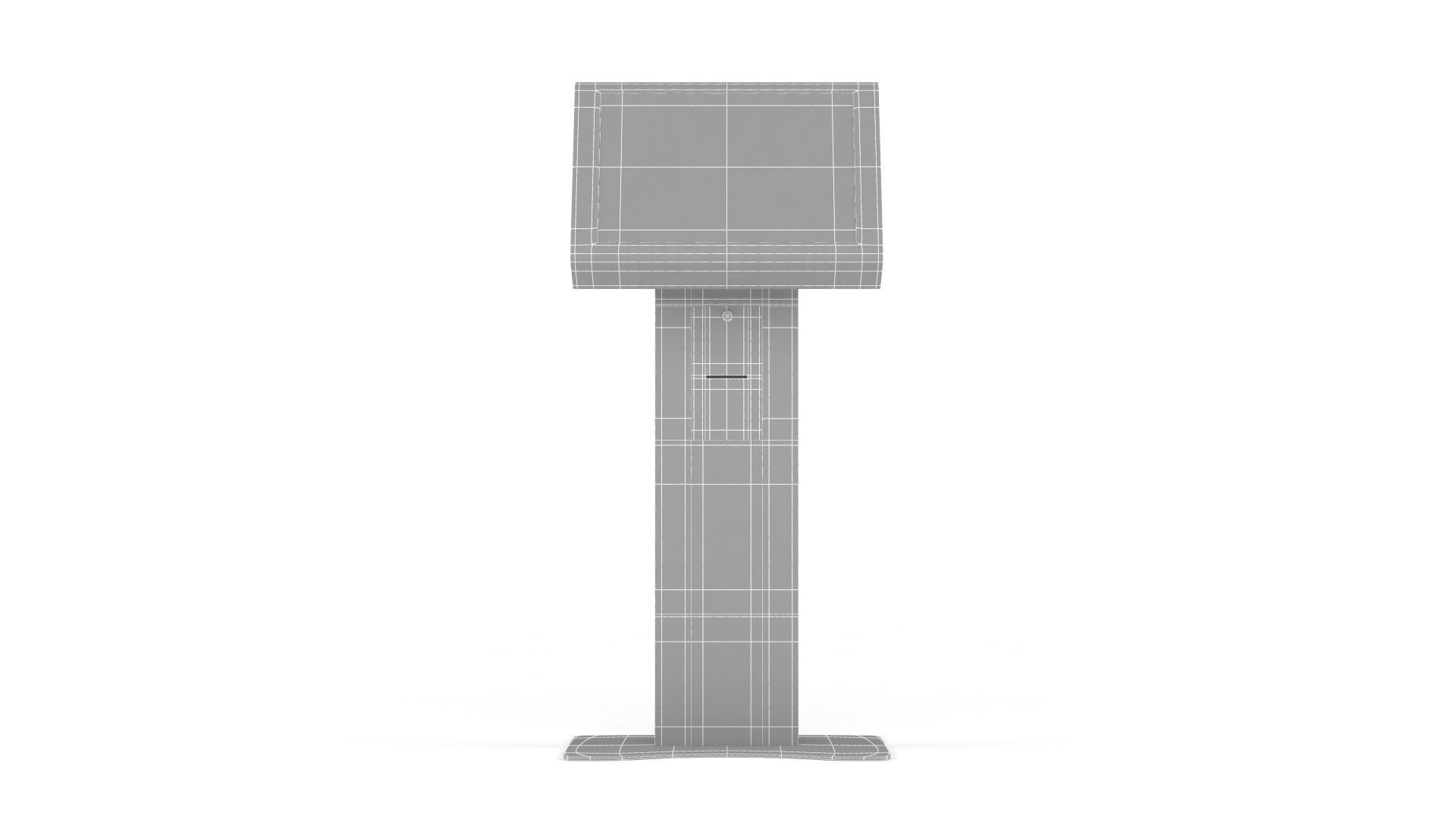 Information Kiosk 3D model_7
