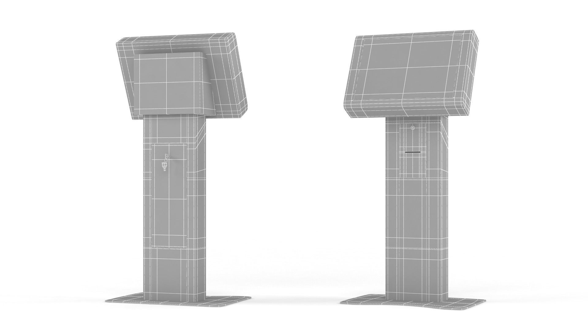 Information Kiosk 3D model_6