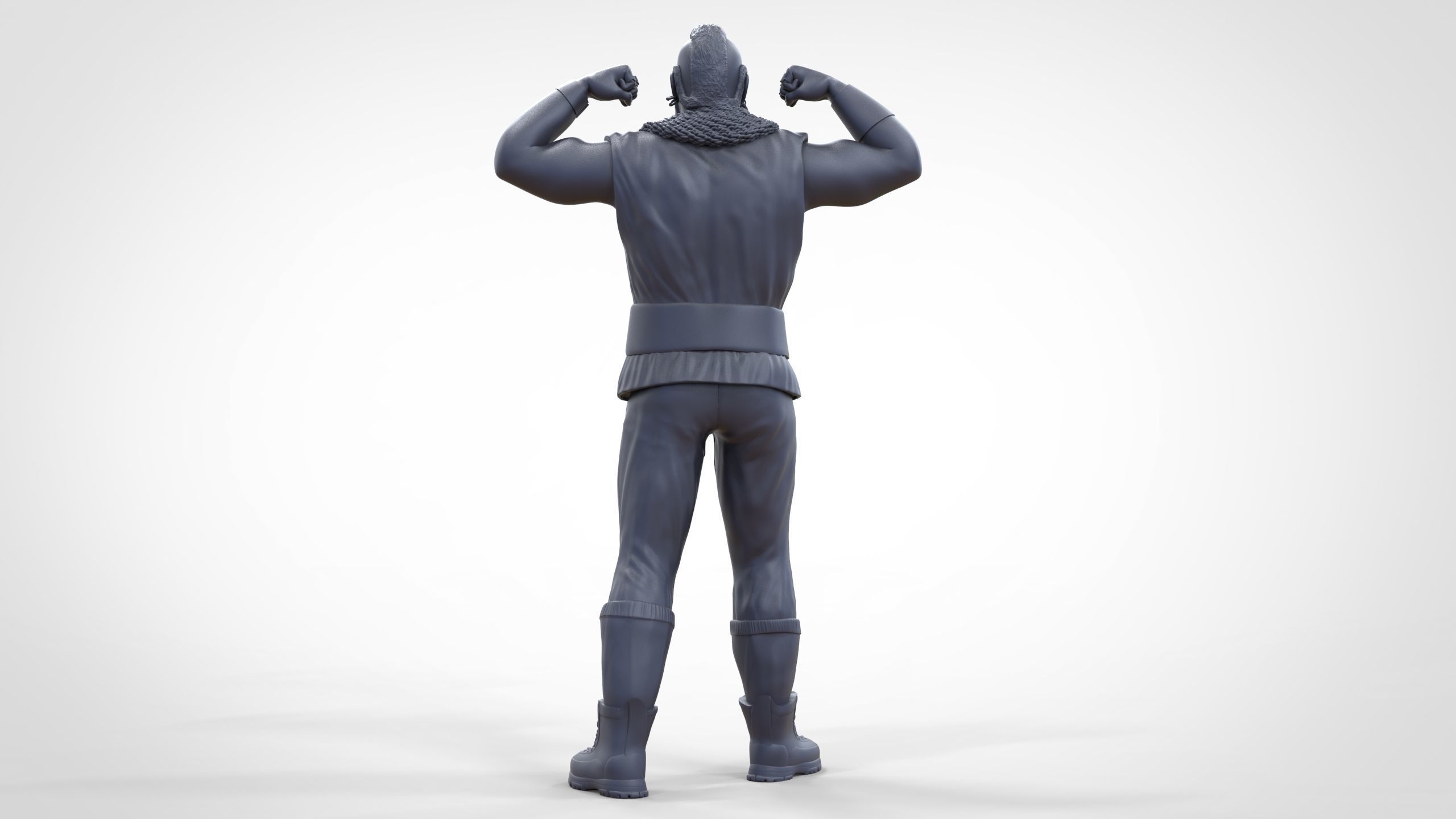 N1 B  A  Baracus A-team 3D print model_37